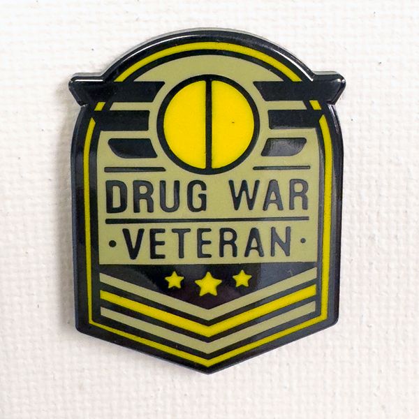 Drug War Veteran Pin