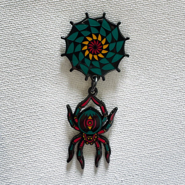Spiderweb Deluxe Pin