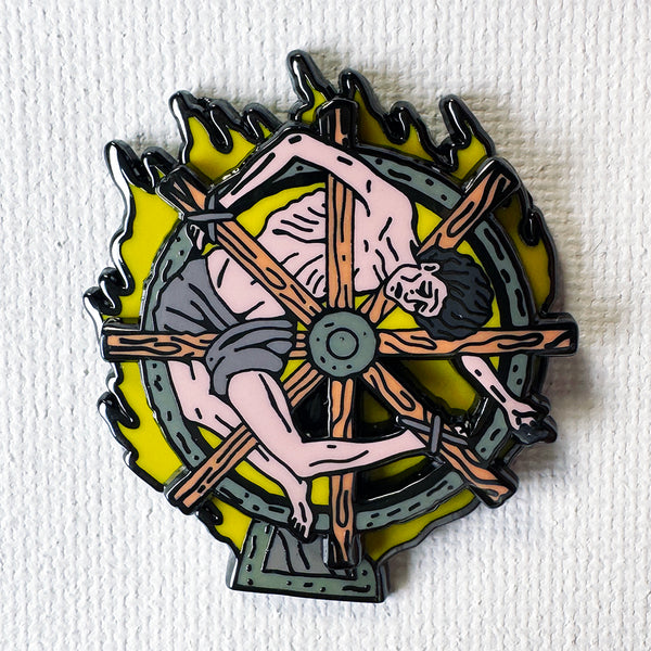 Wheel Of Eternal Suffering Spinning Deluxe Pin