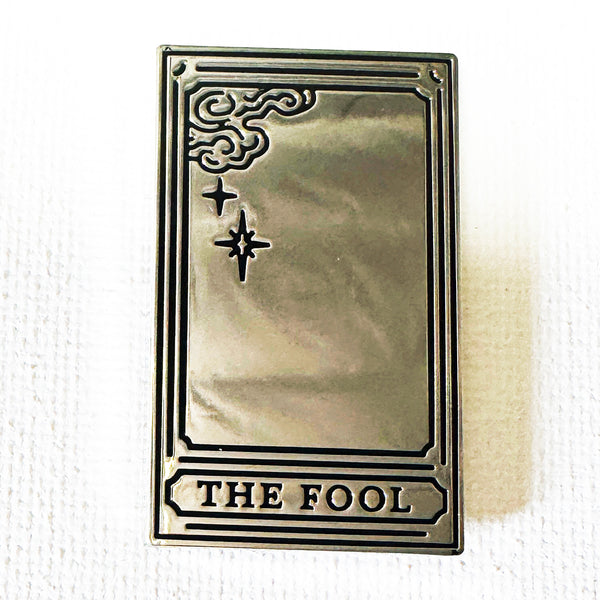 The Fool Mirror Tarot Card Pin