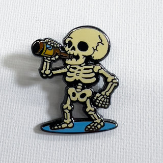 Beer Skeleton Pin