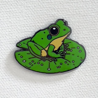 Lilly Pad Frog Pin