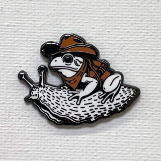 Slug Cowfrog Pin