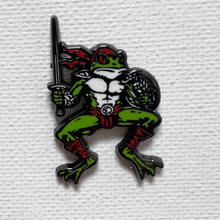 Warrior Frog Pin