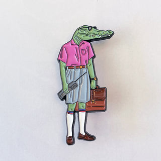 Gator Man Pin (80's Variant)