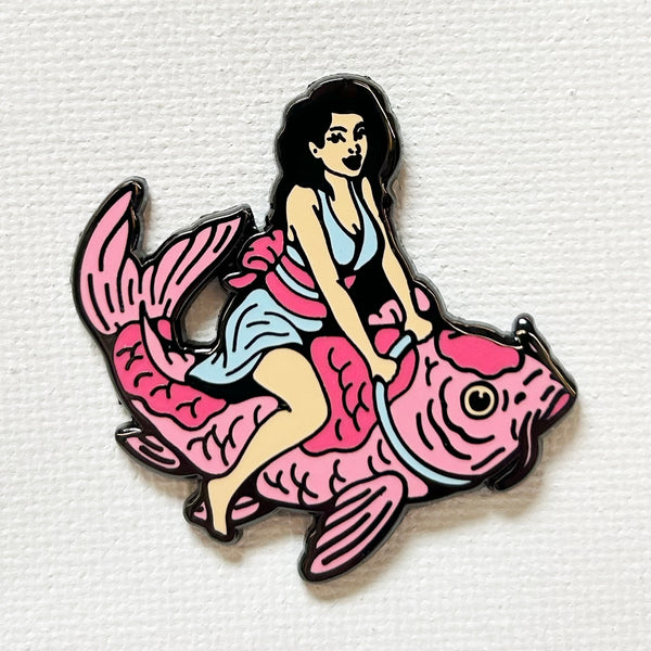 Koi Girl Pin