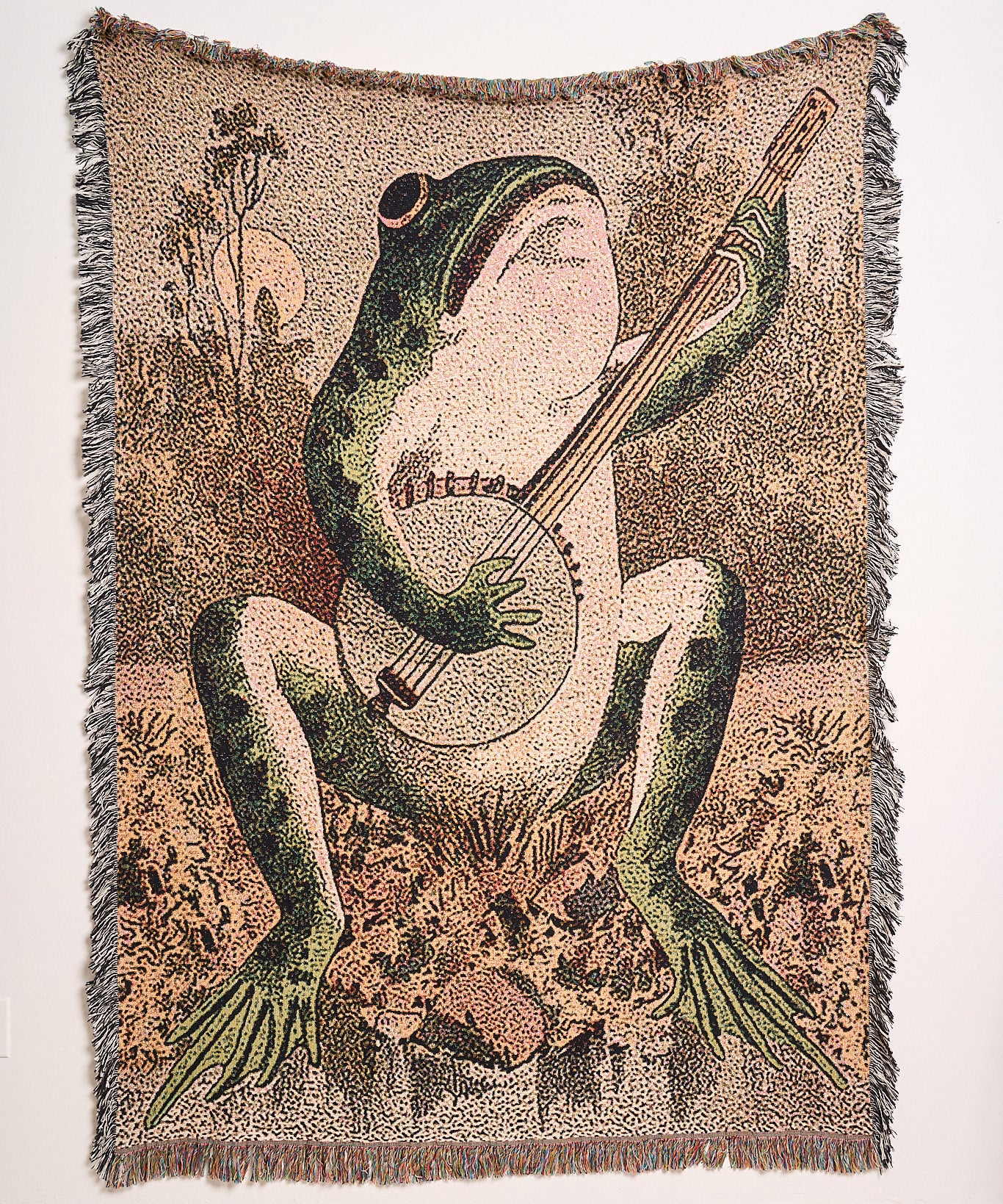 Strike Gently Co Frog Friends Blanket, 50 OFF
