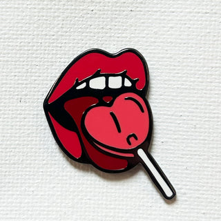Lick My Heart Pin