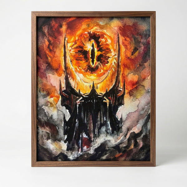 Eye Of Sauron Fine Art Print - 11" x 14"