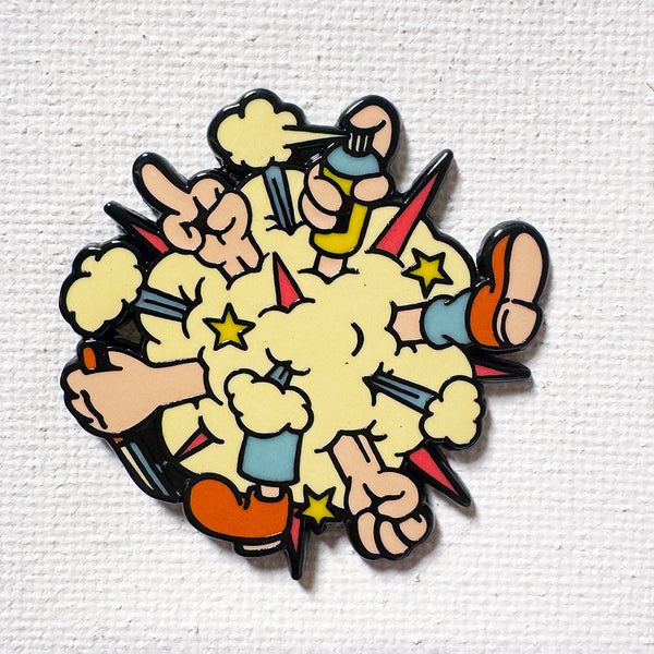 Fight Cloud Pin