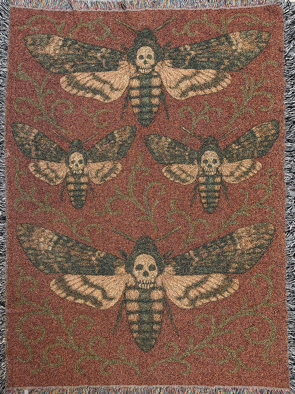 Moths Blanket (Red Variant)