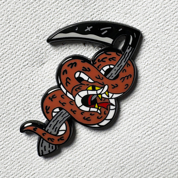 Scythe Snake Pin
