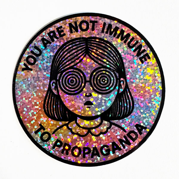 Propaganda Sticker (Limited Glitter Variant)