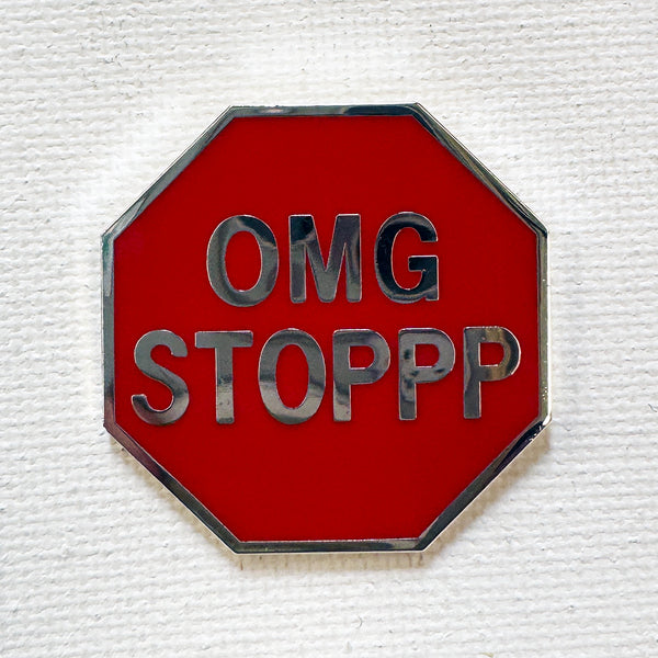 Stop Sign Pin