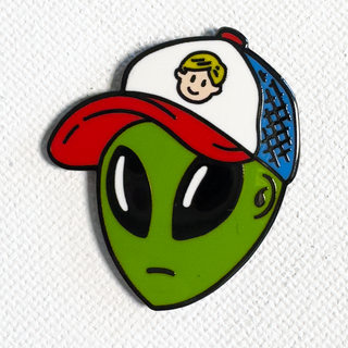 Alien Trucker Hat Pin
