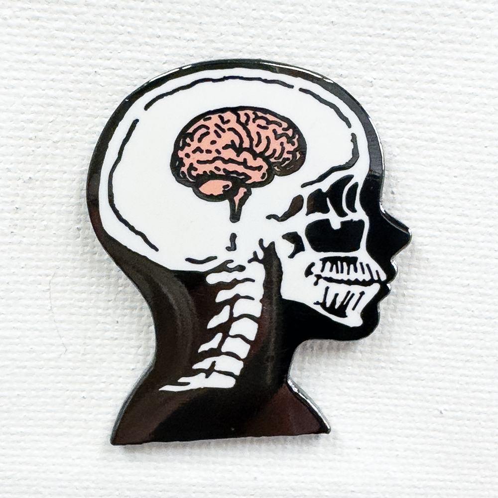 Idiot Brain Pin