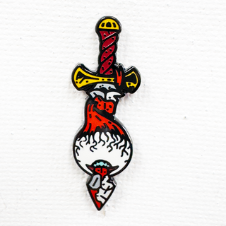 Sword Eyeball Pin
