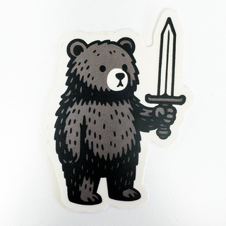 Murder Bear Sticker