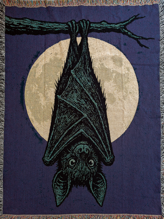 Moon Bat Blanket