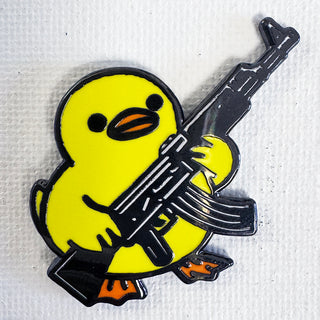 Armed Chick Pin