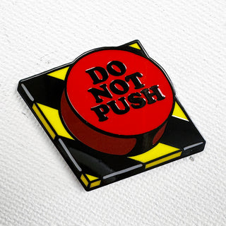 Big Red Button Pin