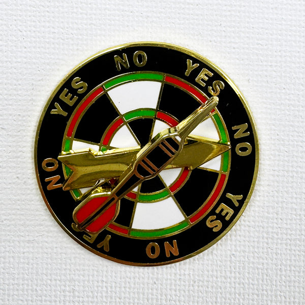 Wheel Of Indecision Deluxe Pin