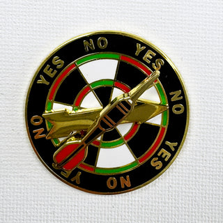 Wheel Of Indecision Deluxe Pin