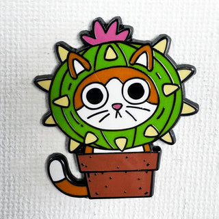 Cactus Cat Pin