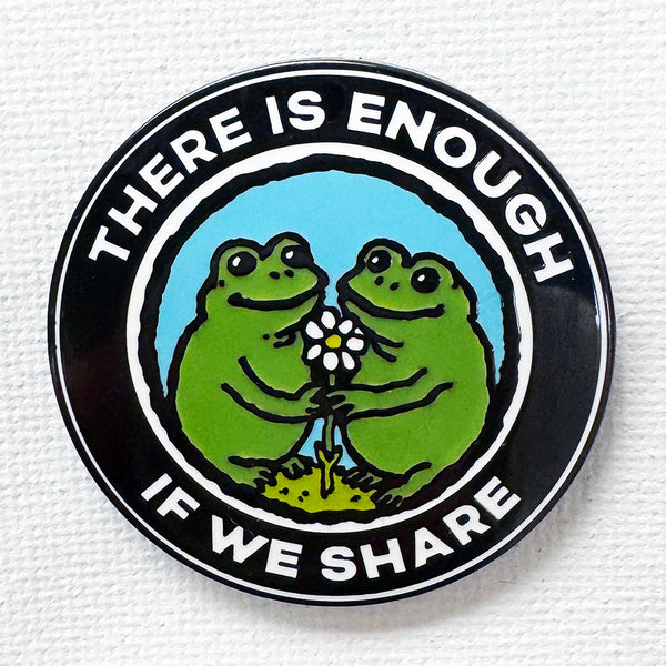 Sharing Frogs Pin