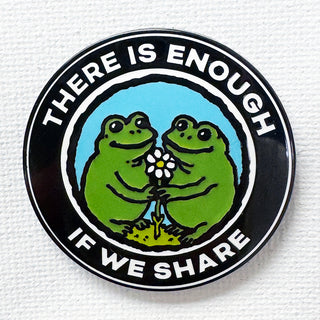 Sharing Frogs Pin