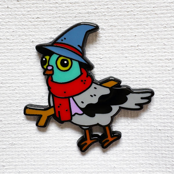 Witch Bird Pin