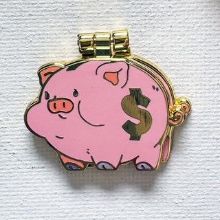 Piggy Bank Deluxe Pin