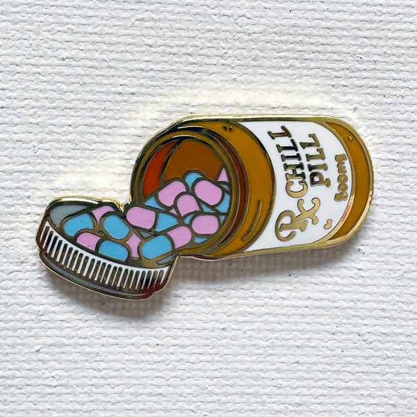 Bottle of Chill Pill Pin