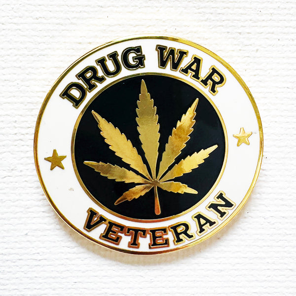 Drug War Veteran Pin (Circular Variant)