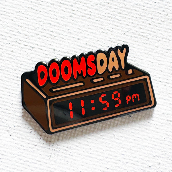 Doomsday Clock Pin