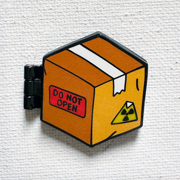 Schrödinger's Cat Pin