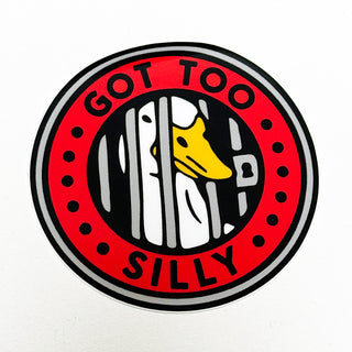 Too Silly Sticker