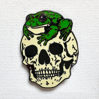 Frog Skull Pin