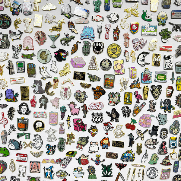 PINMAIL Mini Subscription – 2 Unique / Rare Pins Per Month
