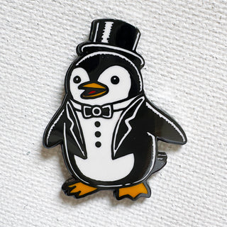 Fancy Penguin Pin