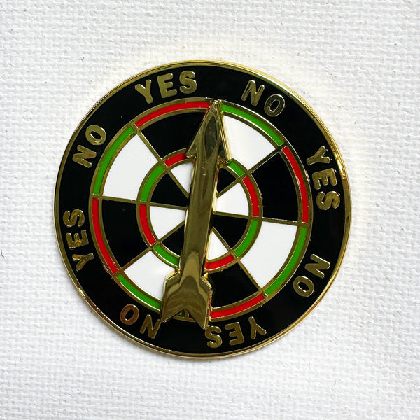 Wheel Of Decision Deluxe Pin