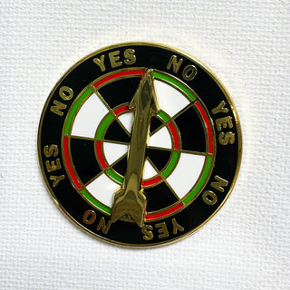 Wheel Of Decision Deluxe Pin