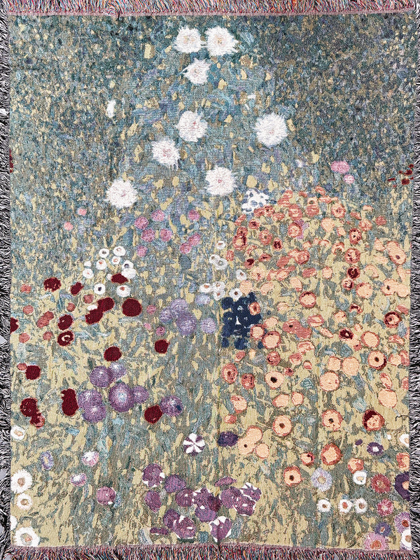 Klimt Flowers Blanket