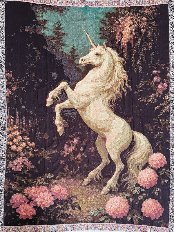 Unicorn Garden Blanket