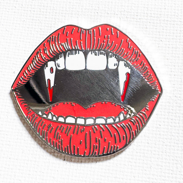 Vampire Teeth Pin