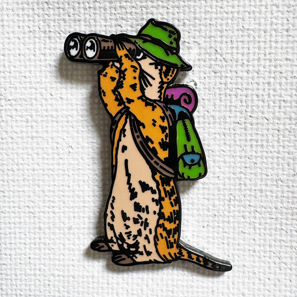 Meercat Tourist Pin