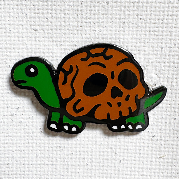 Skull Turtle Pin