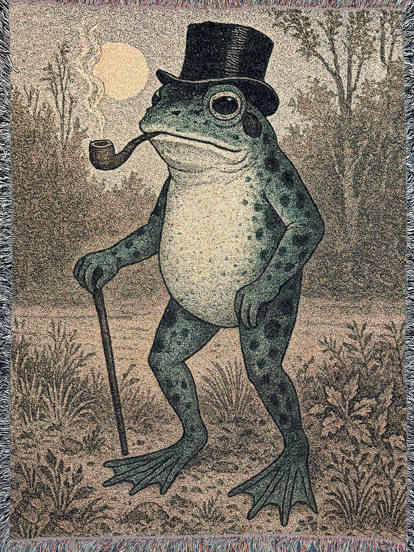 Fancy Frog Blanket