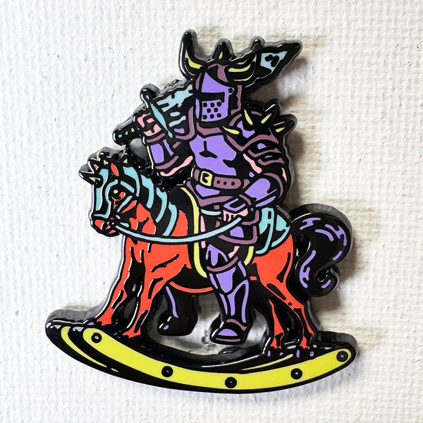 Hobby Horse Knight Pin