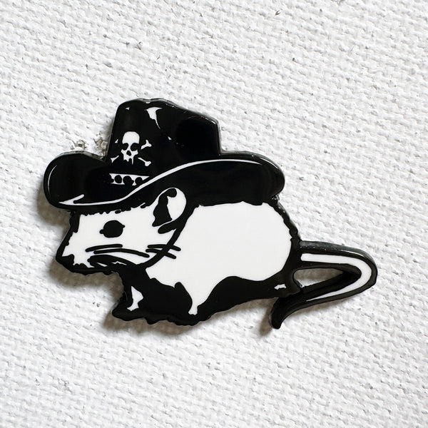 Outlaw Rat Pin